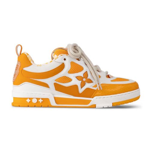 (1:1 replica) LOUIS VUITTON LV SKATE SNEAKER YELLOW WHITE LVS166