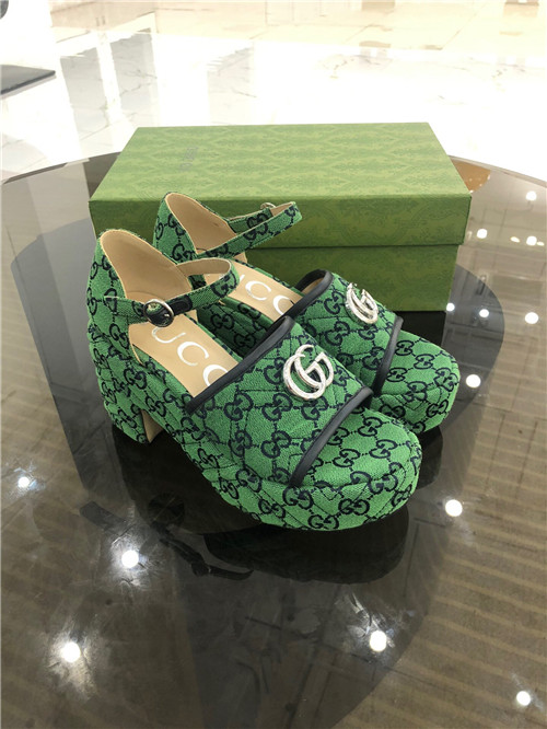 (1:1 replica) Gucci Platform High Heel Sandals