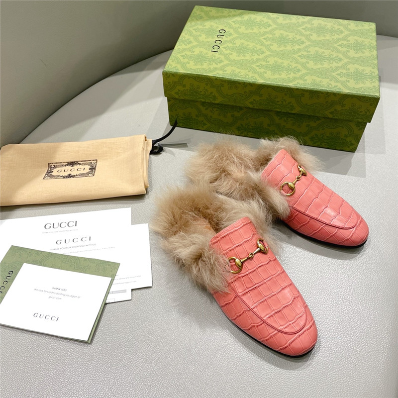 (1:1 replica) Gucci Classic Wool Slippers