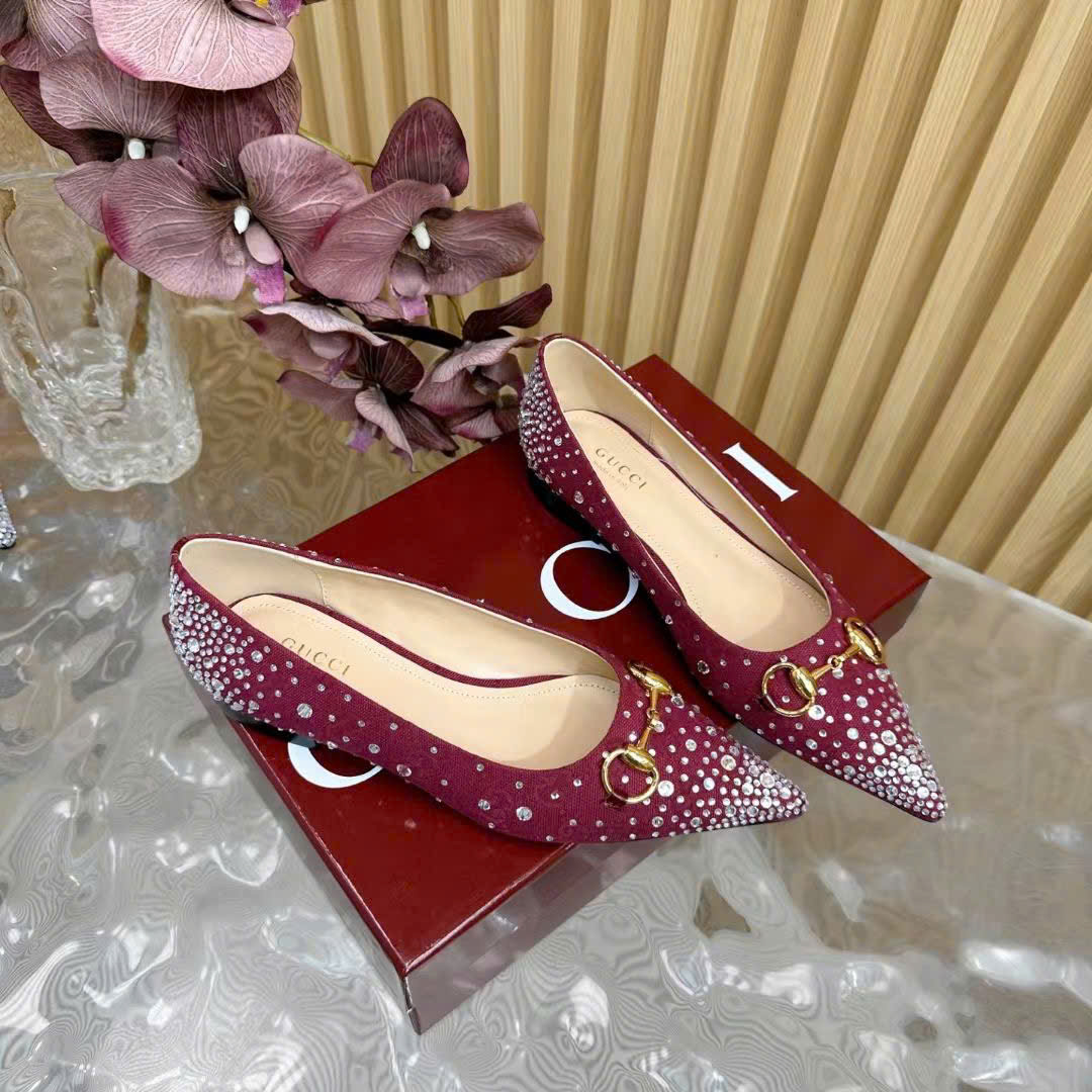 (1:1 replica) Gucci Horsebit Women s Pumps Shoes 2cm
