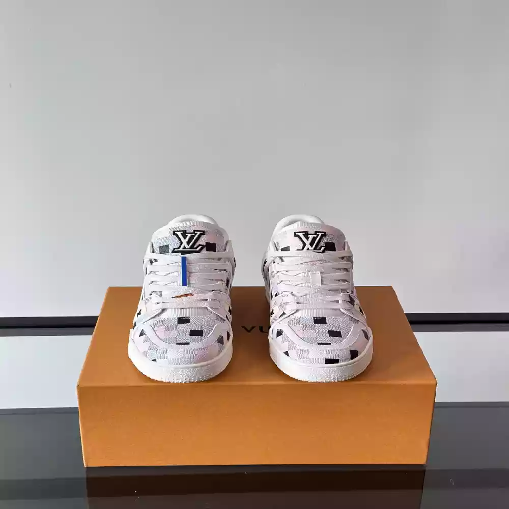 (1:1 replica) LOUIS VUITTON LV TRAINER MAXI PINK LVS222