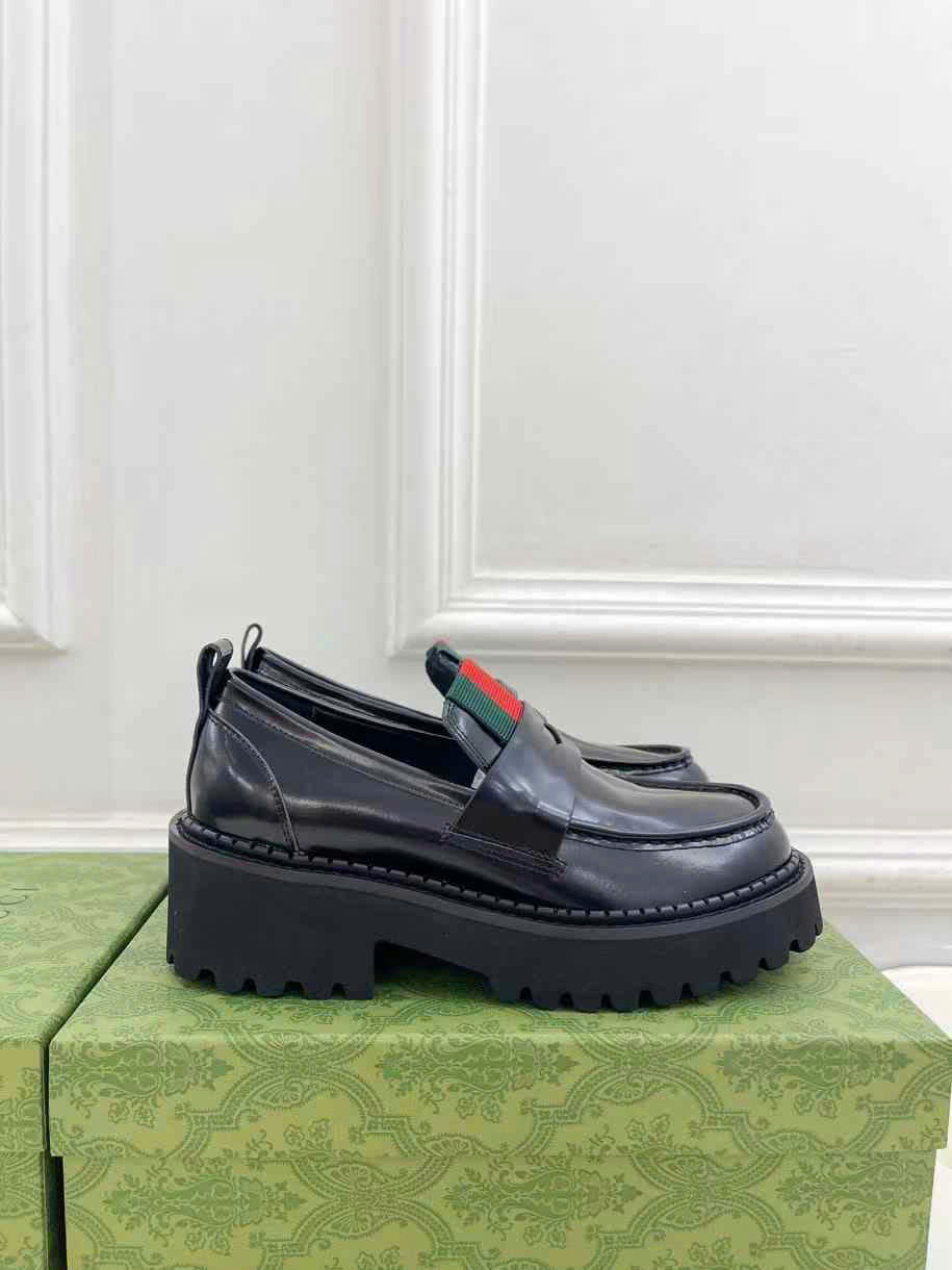 (1:1 replica) Gucci Loafer Women s Shoes 5cm
