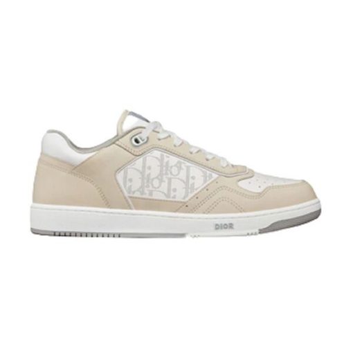 (1:1 replica) DIOR B27 LOW-TOP CREAM WHITE OBLIQUE DO011