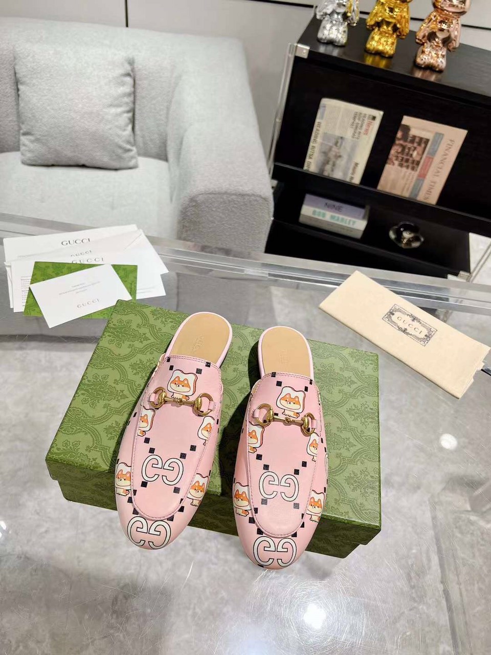 (1:1 replica) Gucci Women s Muller Leaher