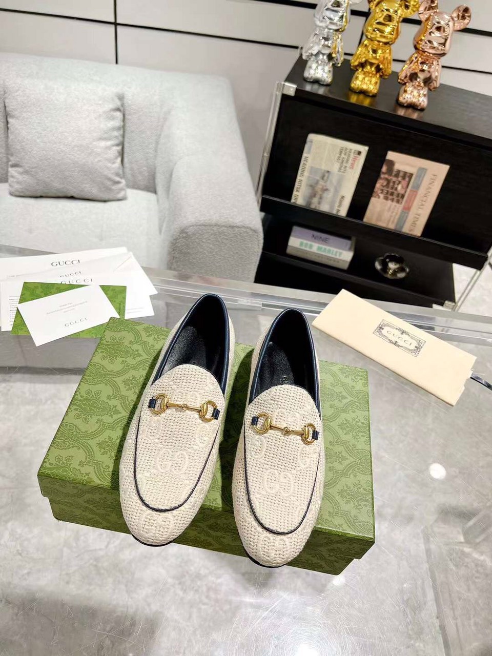 (1:1 replica) Gucci Women s Loafer 3D New Collection