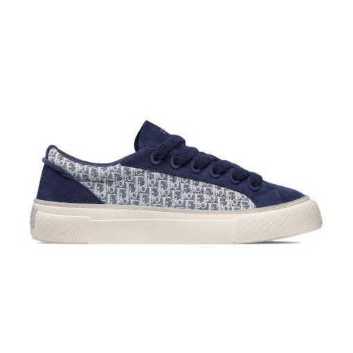 (1:1 replica) DIOR B33 SNEAKER NAVY BLUE DIOR OBLIQUE JACQUARD DO128