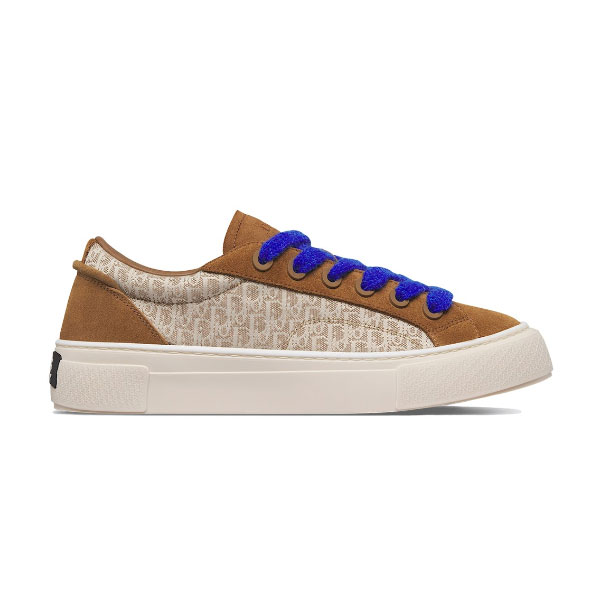 (1:1 replica) B33 SNEAKER BROWN CREAM OBLIQUE JACQUARD DO133