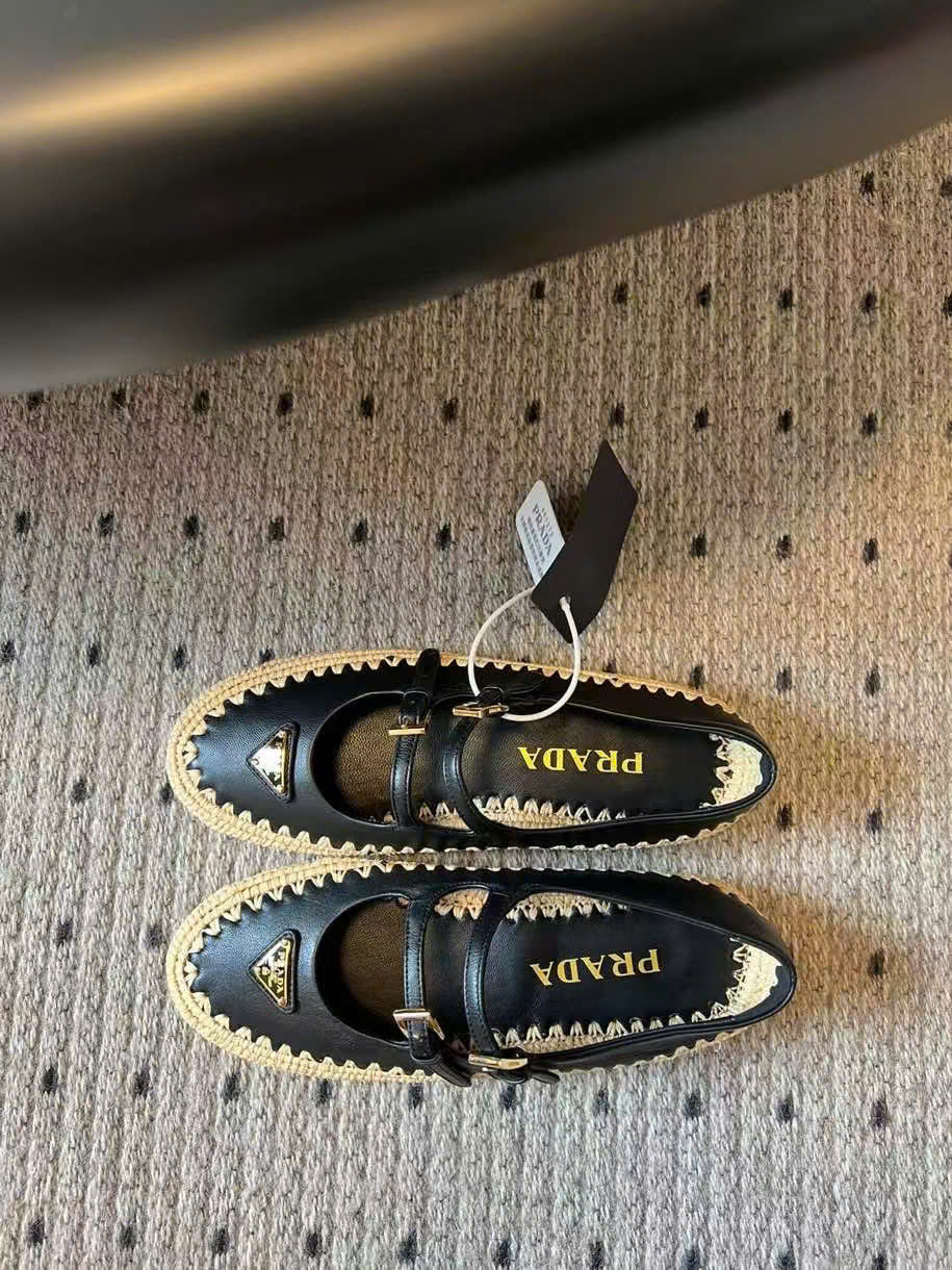 (1:1 replica) Prada Marry Jane Suede Leather Women s Shoes