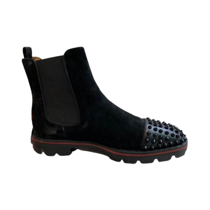 (1:1 replica) Christian Louboutin Black Ankle Boots Sneaker CLS058