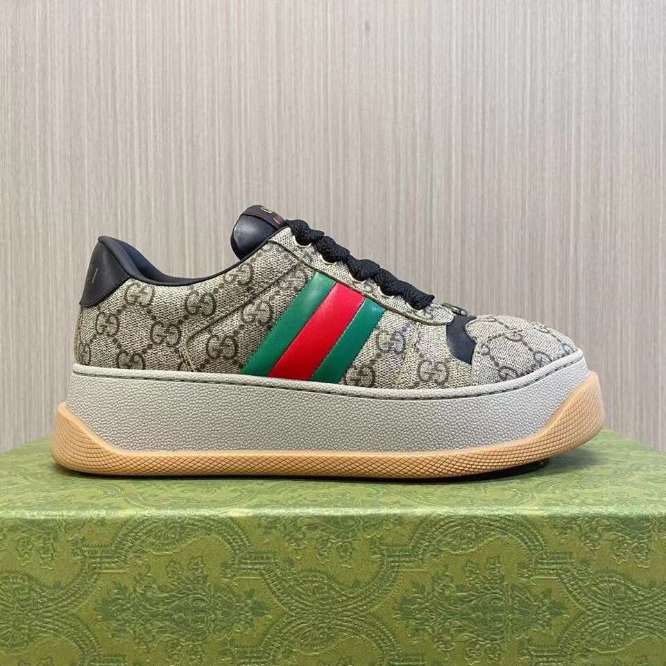 (1:1 replica) Gucci GG Sneaker TPU Unisex Shoes