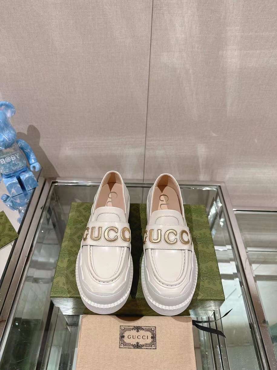 (1:1 replica) Gucci Lug Sole Horsebit Loafer