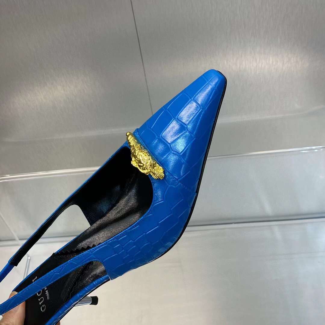 (1:1 replica) Gucci Women s Print Pump Shoes