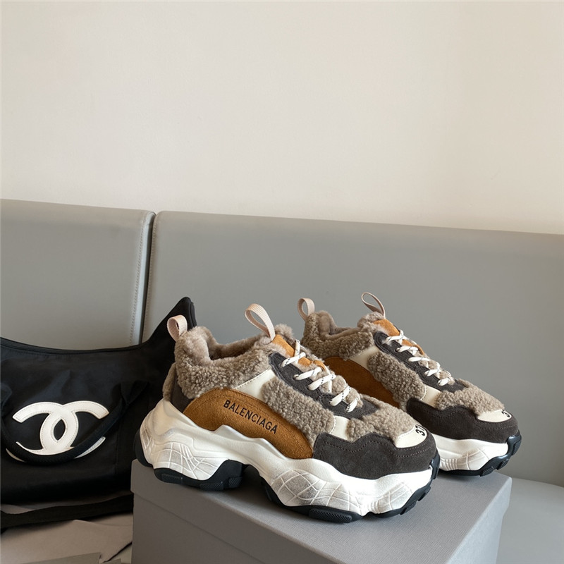 (1:1 replica) balenciaga wool sneakers