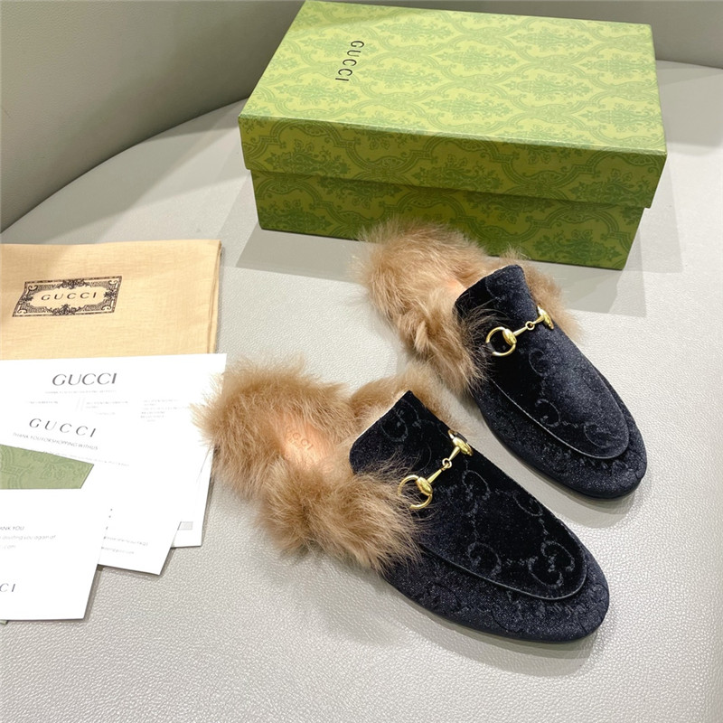 (1:1 replica) Gucci Classic Wool Slippers