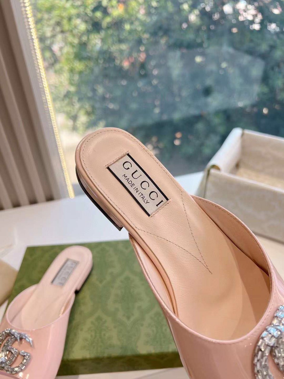 (1:1 replica) Gucci GG Slide Women s Sandal
