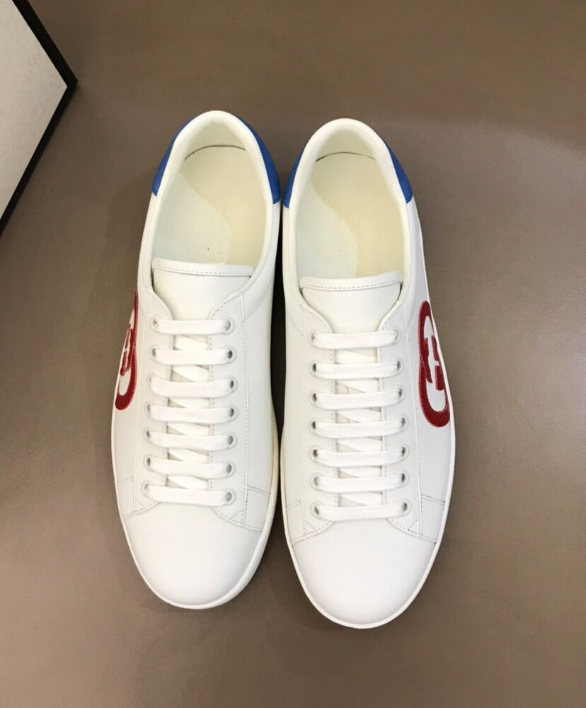 (1:1 replica) Gucci Unisex Ace sneaker with Interlocking G