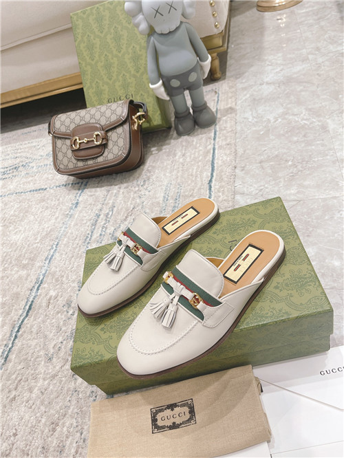 (1:1 replica) Gucci Flat Slippers Womens