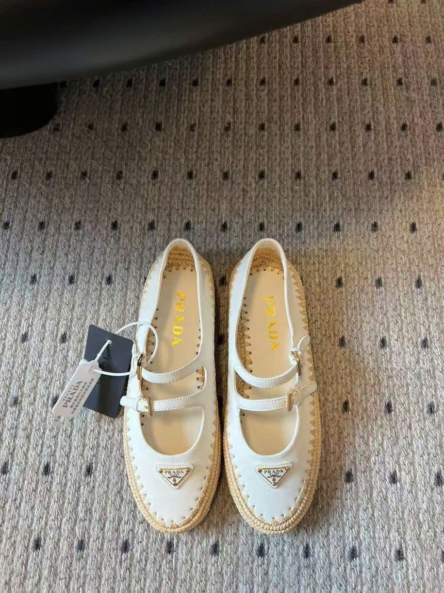 (1:1 replica) Prada Marry Jane Suede Leather Women s Shoes
