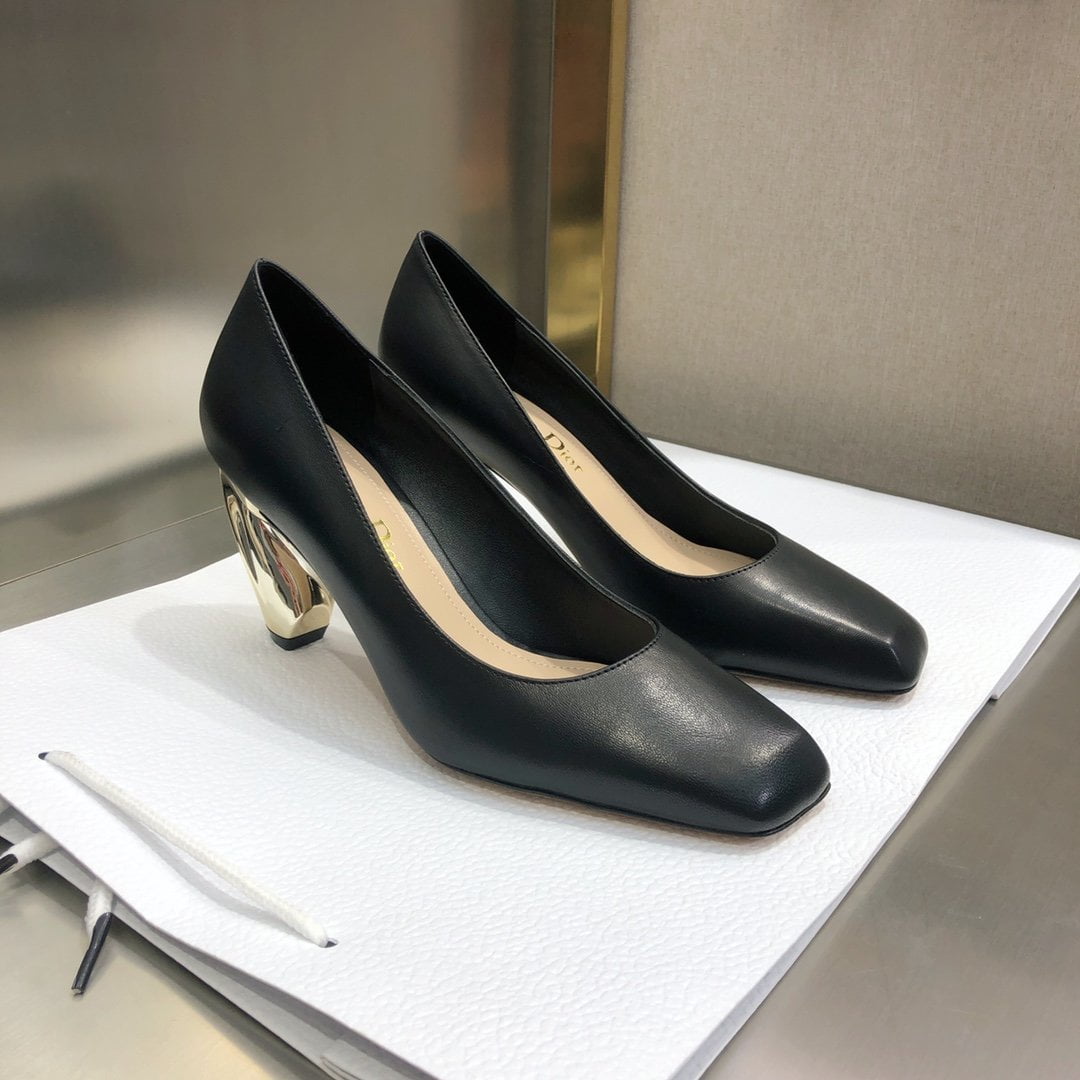 (1:1 replica) Christian Dior Rhodes Pump Black For Women CD