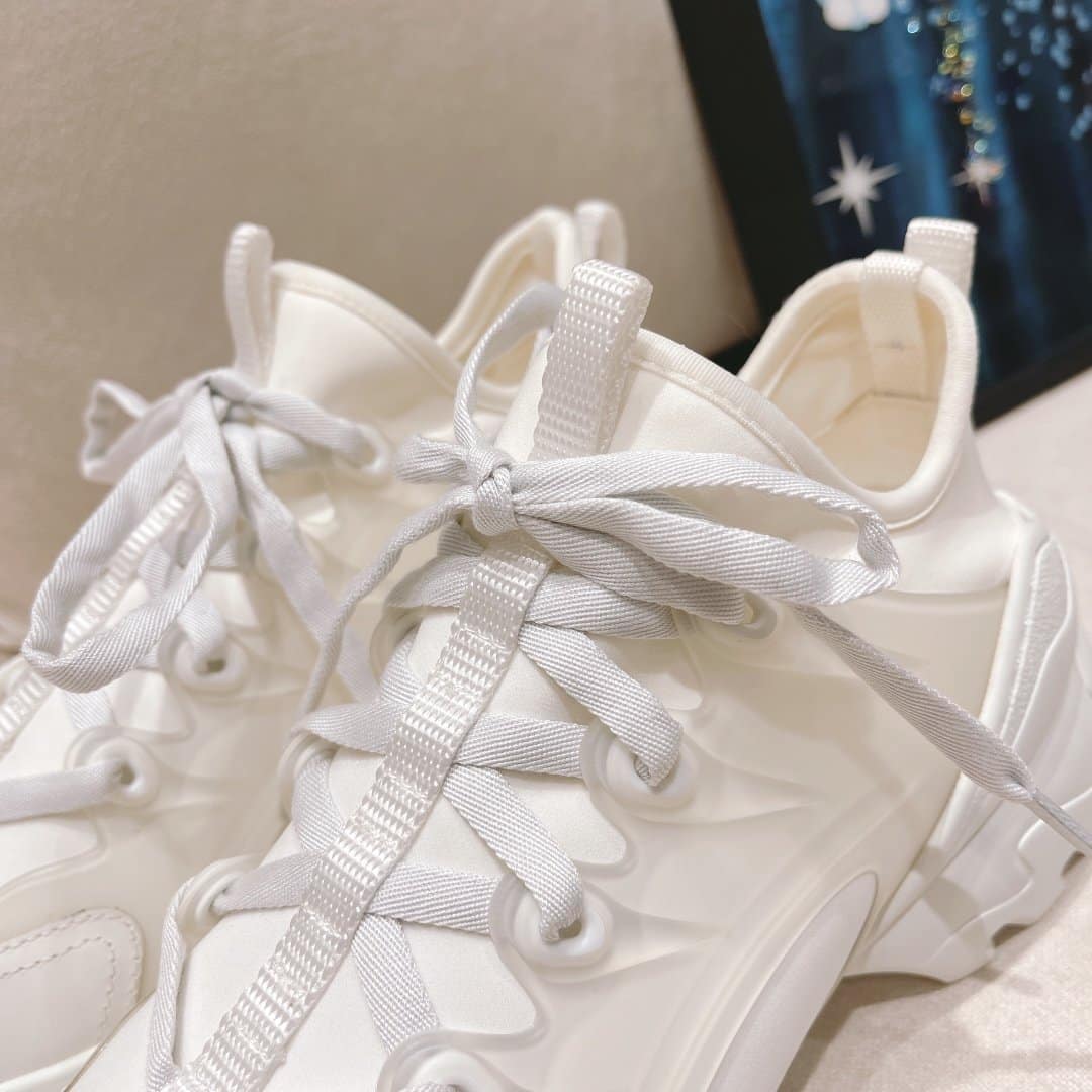 (1:1 replica) Christian Dior D-Connect Sneaker Technical Fabric White For Women CD KCK222NGG_S10W