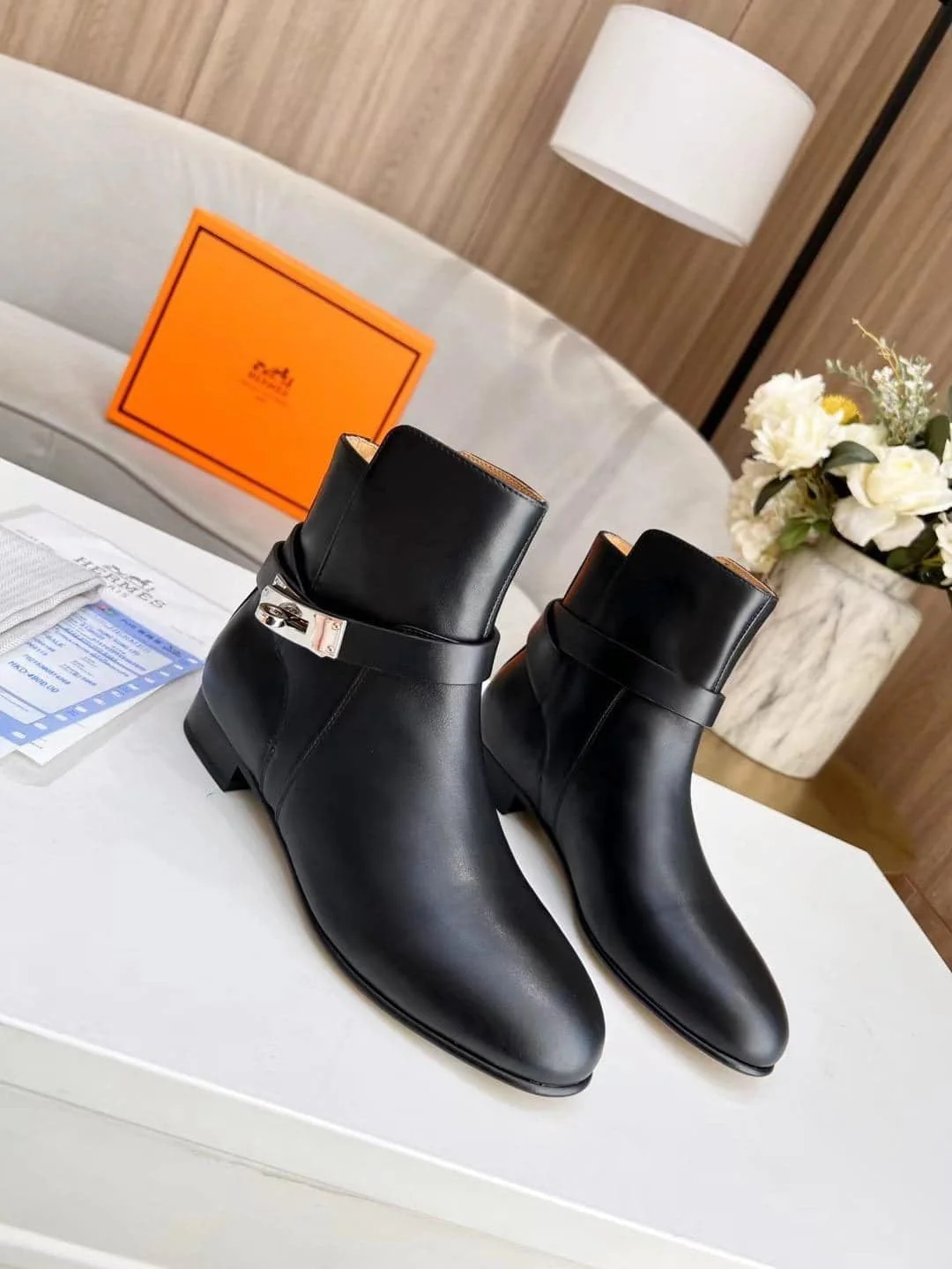 (1:1 replica) Hermes Neo Ankle Boot Black For Women, Women s Shoes H162133Z 02355