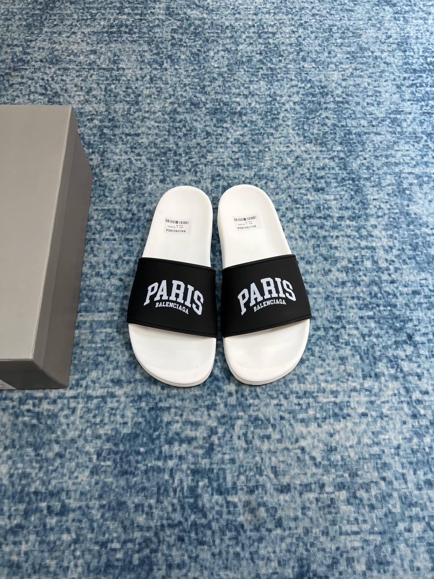 (1:1 replica) Balenciaga Pool Slide Sandal White For Women