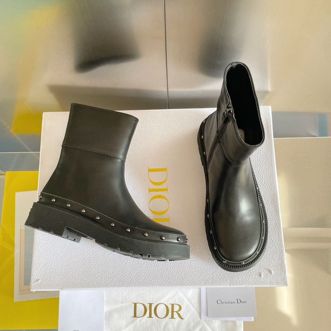 (1:1 replica) Christian Dior Women s Diorquake Boot Black For Women CD