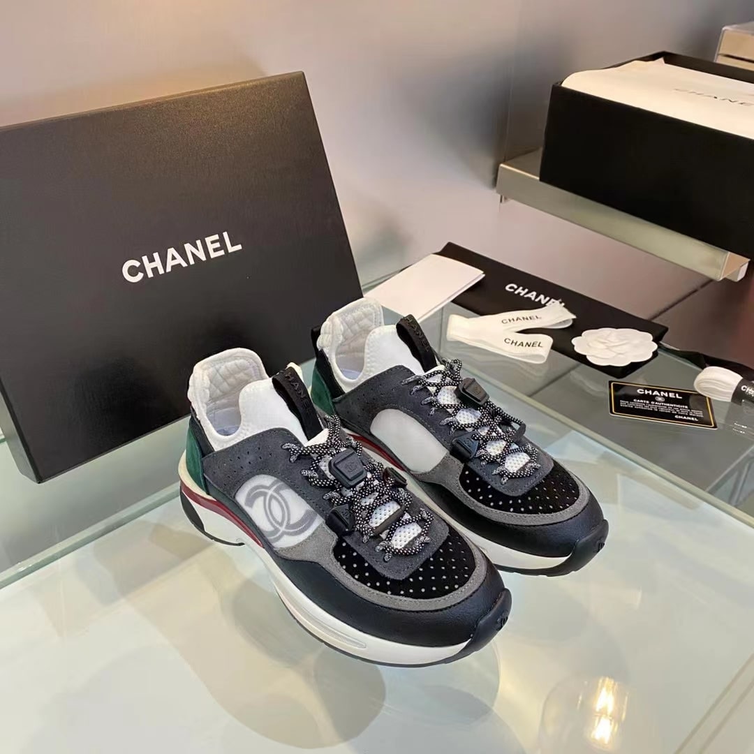 (1:1 replica) Chanel Women s Sneakers Black For Women G39488 Y56142 K4948