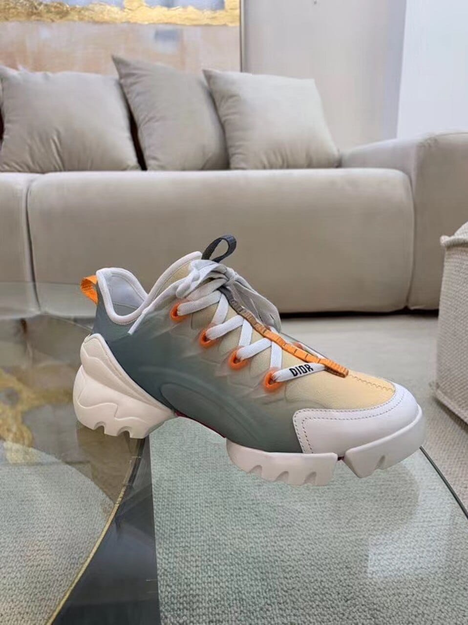 (1:1 replica) Christian Dior D-Connect Sneaker Technical Fabric Multi Color For Women CD