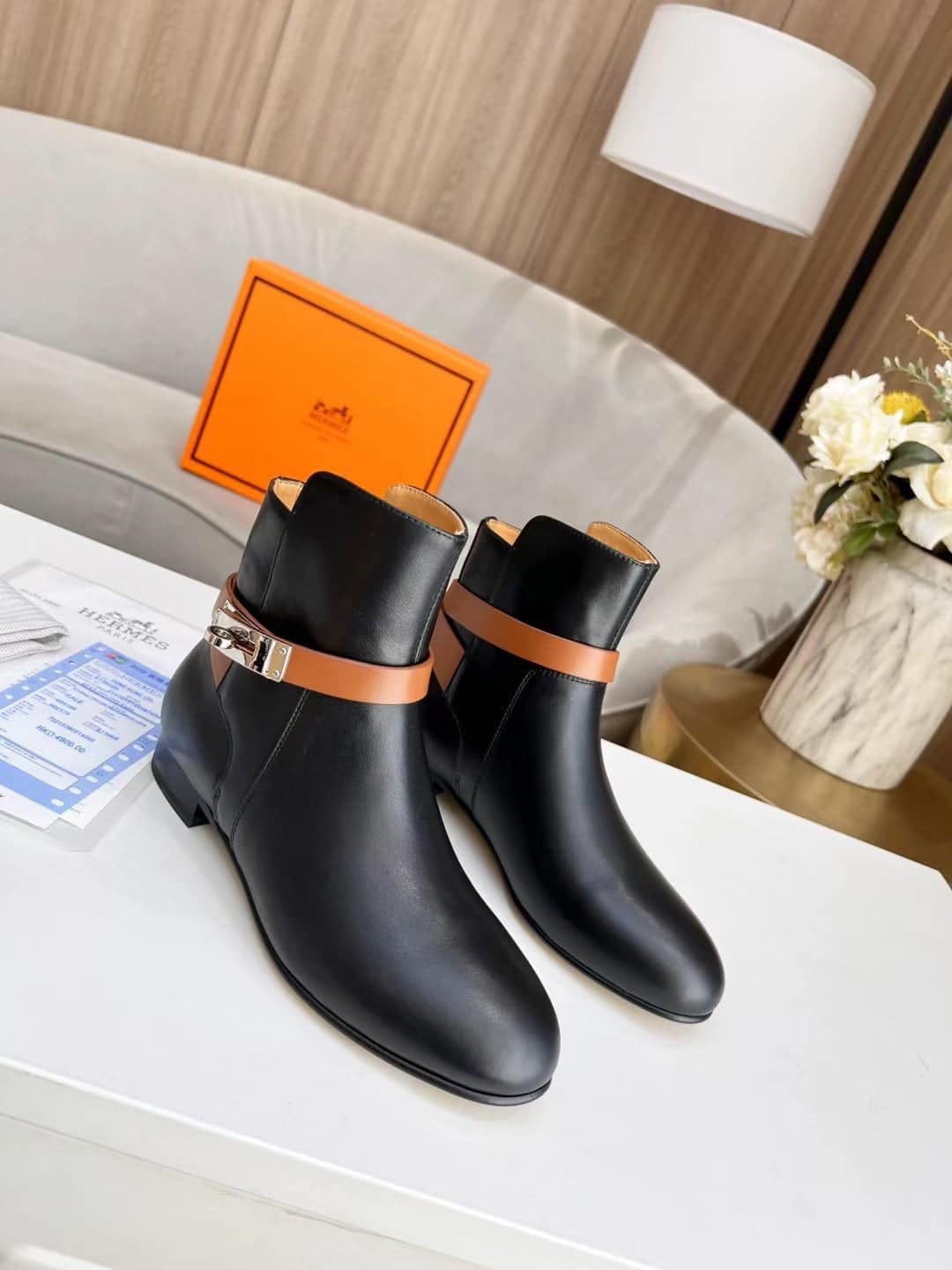 (1:1 replica) Hermes Neo Ankle Boot Black For Women, Women s Shoes H162133Z