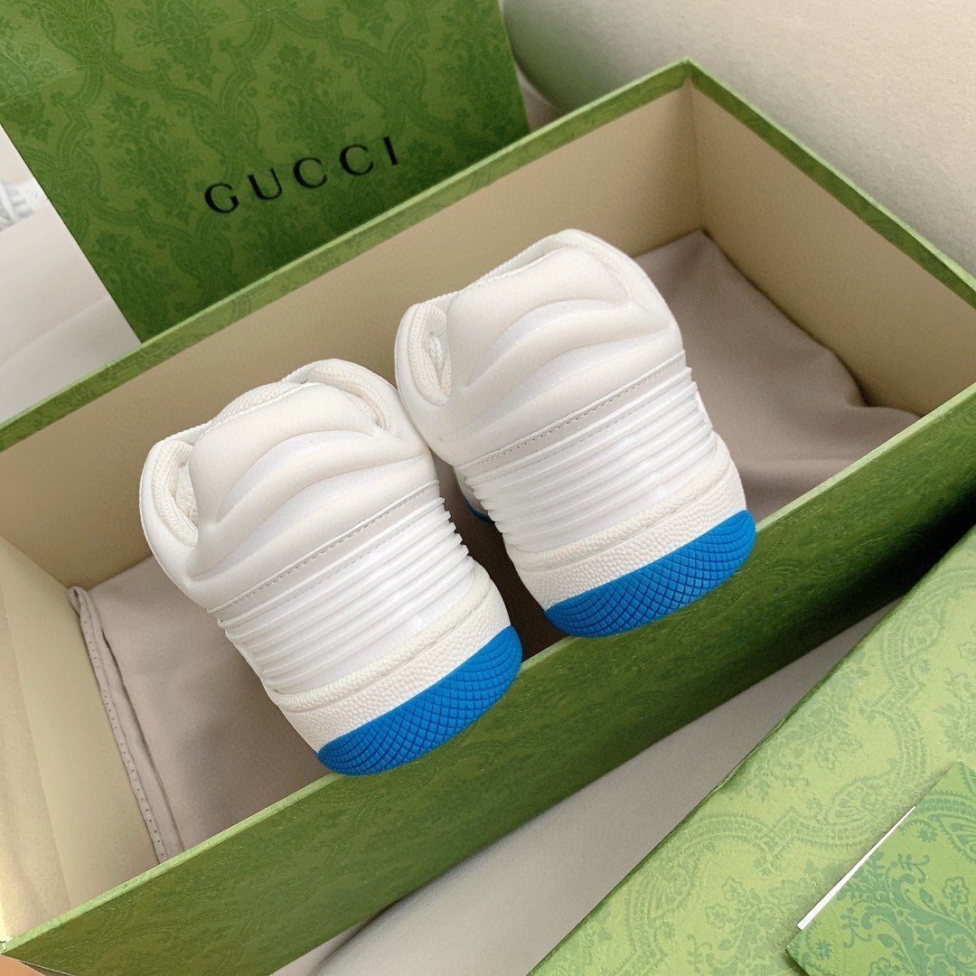 (1:1 replica) Gucci Women s Basket Low Top Sneaker White For Women 661301 2SHA0 9014