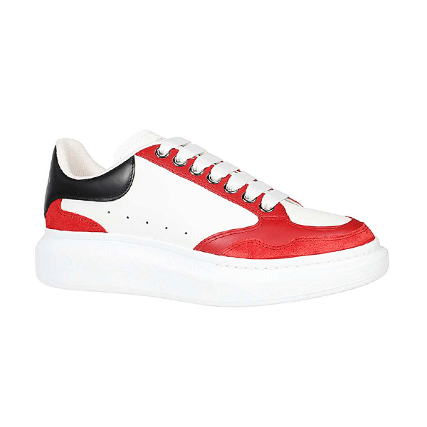 (1:1 replica) ALEXANDER MCQUEEN OVERSIZED SNEAKER IN BLACK/WHITE/RED ALD037