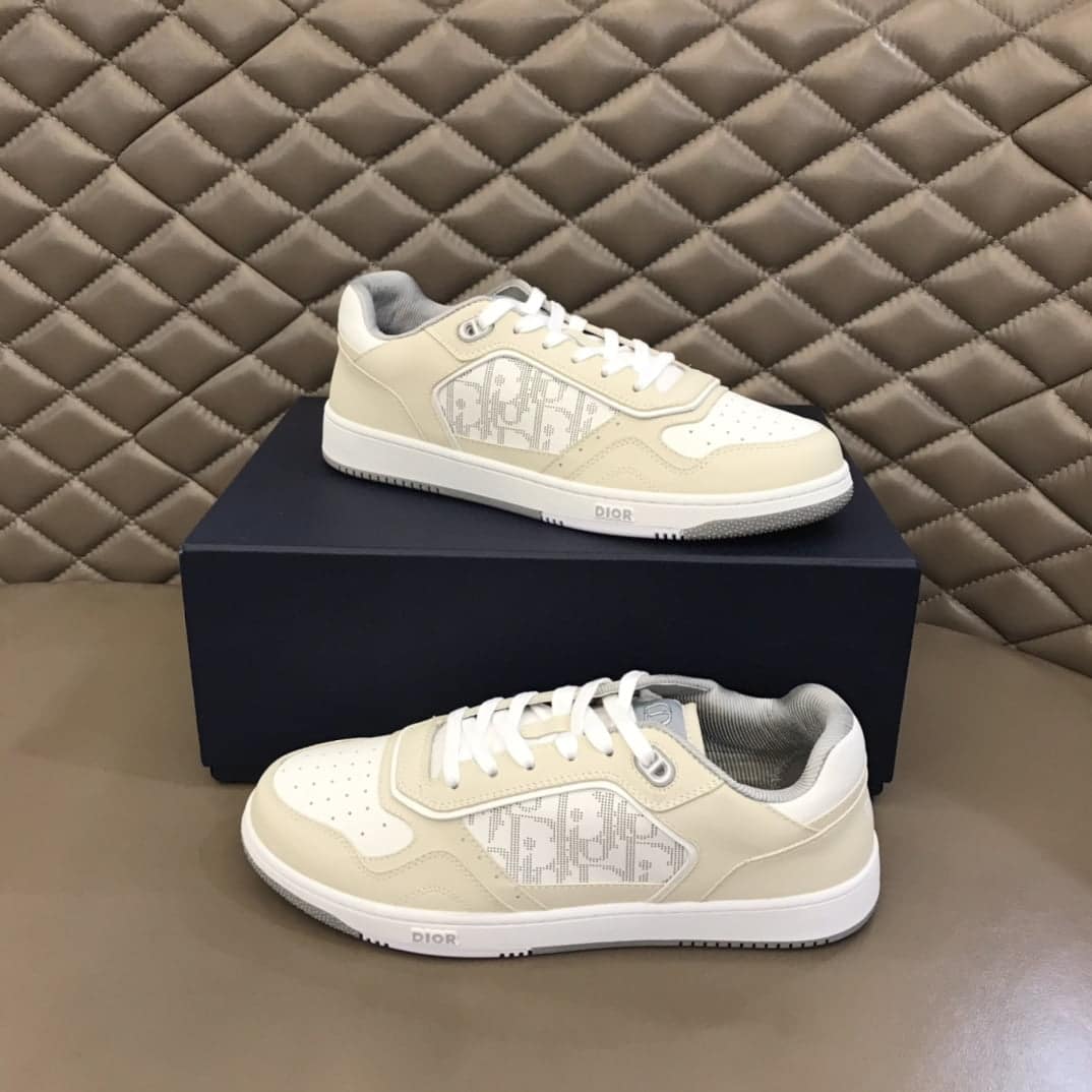 (1:1 replica) Christian Dior Women s B27 Low-Top Sneaker Beige For Women CD