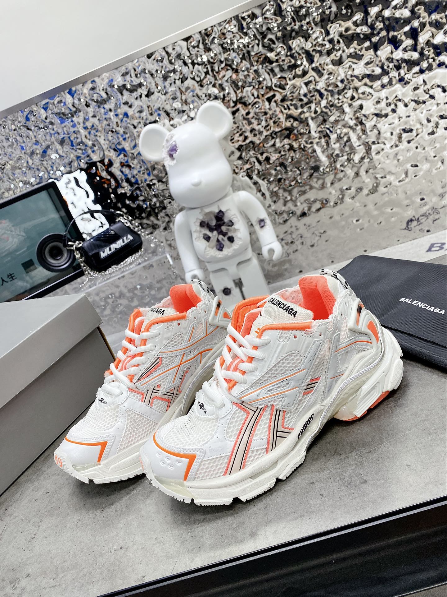 (1:1 replica) Balenciaga Runner Trainers White For Women