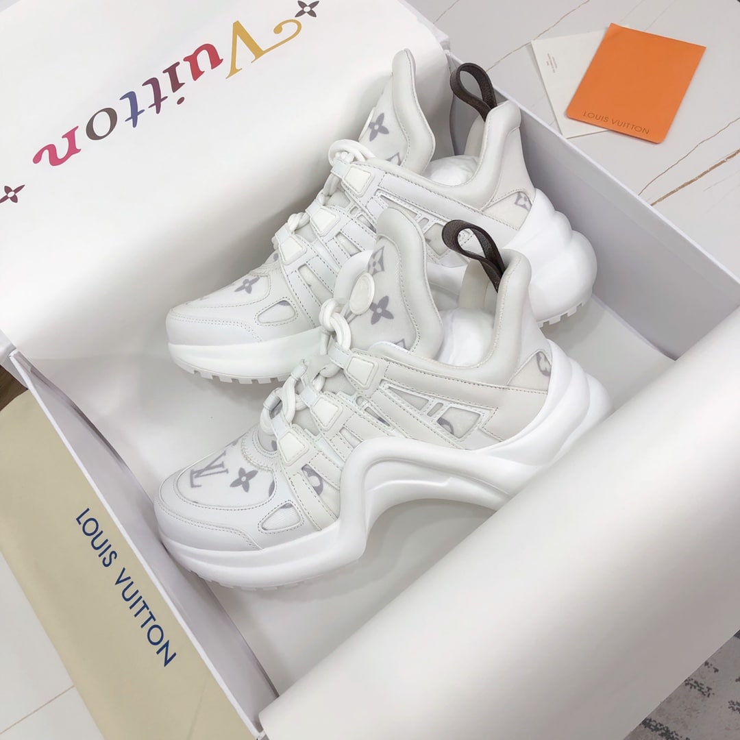 (1:1 replica) Louis Vuitton Women s LV Archlight Sneaker White For Women LV