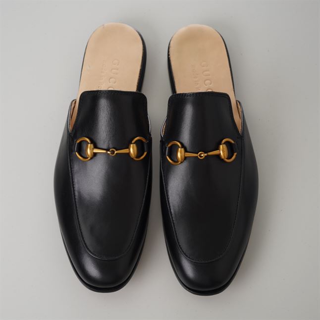 (1:1 replica) GUCCI BLACK PRINCETOWN SLIPPERS GL041