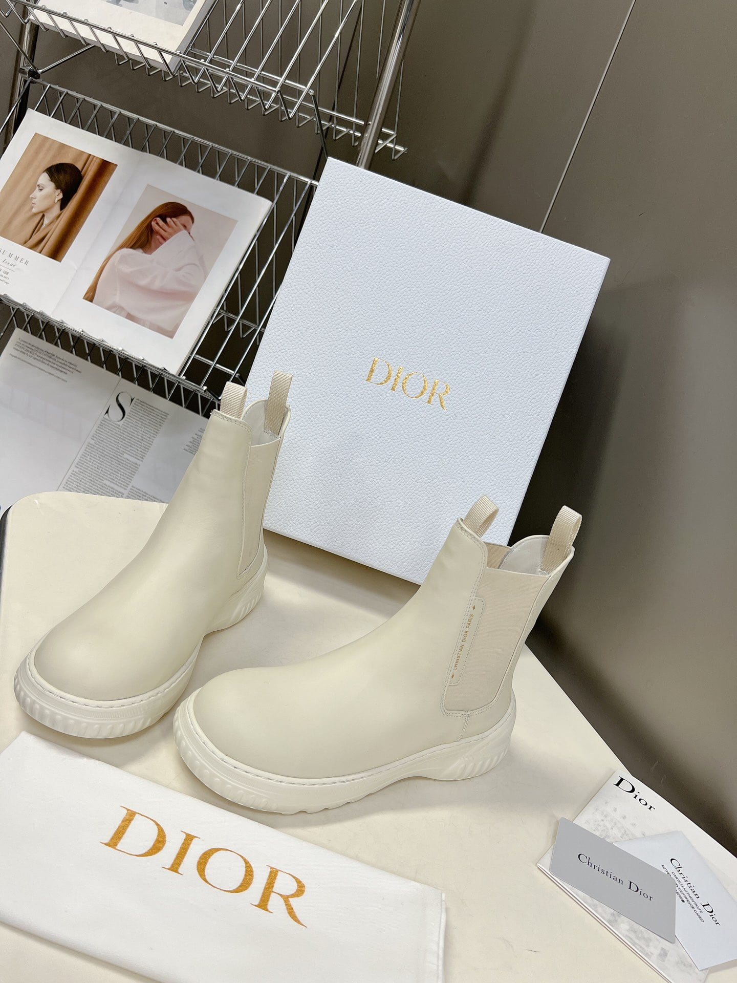 (1:1 replica) Christian Dior Women s D-Racer Ankle Boot Black For Women CD KCI780VEA_S03W