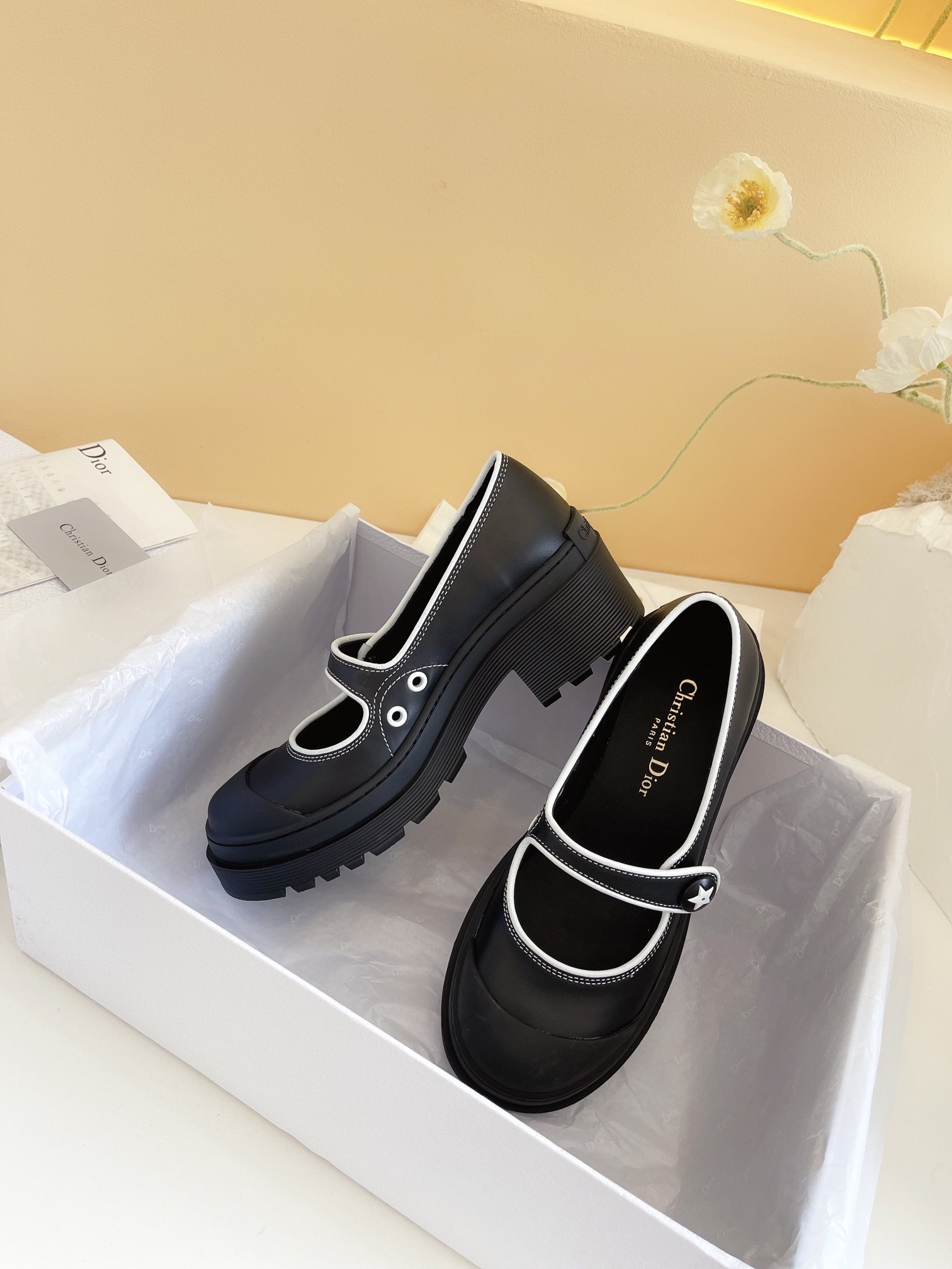 (1:1 replica) Christian Dior Women s D-Doll 2.0 Pump Black For Women CD KCP951VSO_S20X