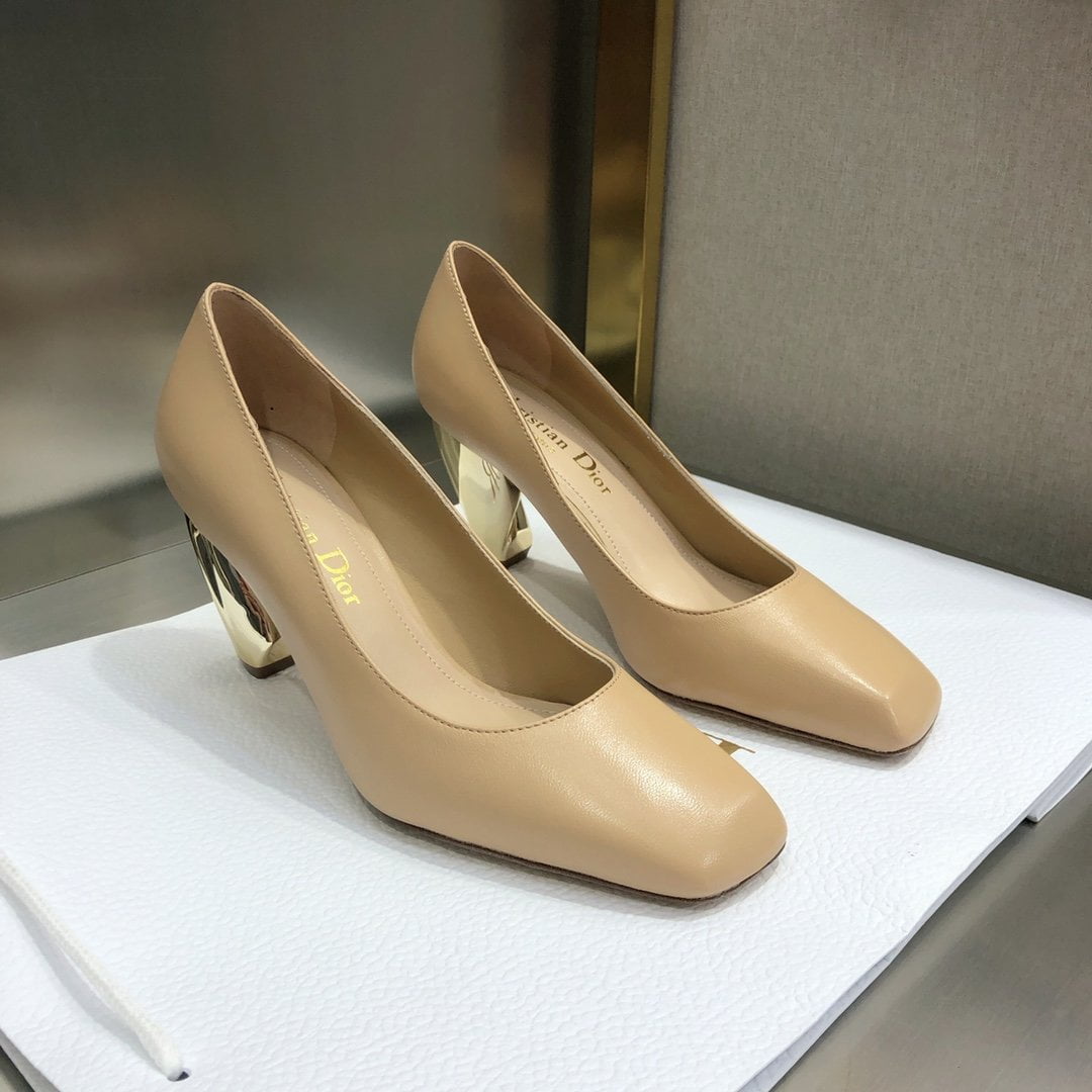 (1:1 replica) Christian Dior Rhodes Pump Nude For Women CD