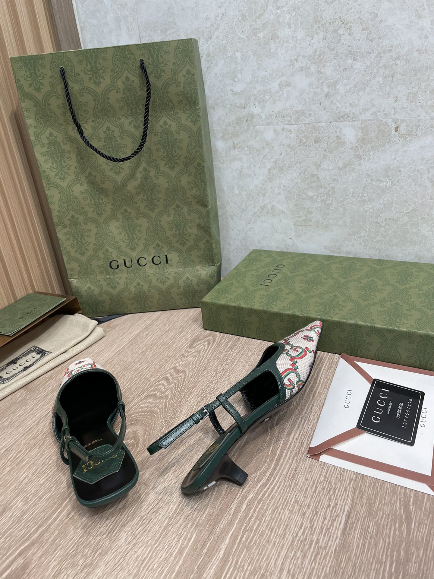 (1:1 replica) Gucci Women s GG Slingback Pump By Beige For Women GG