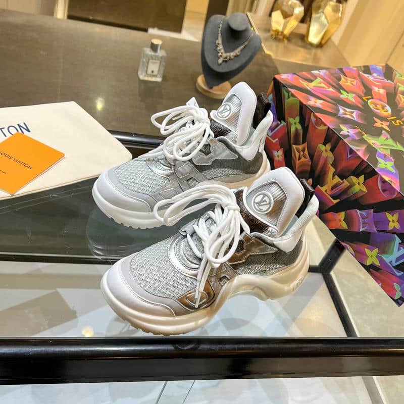 (1:1 replica) Louis Vuitton Women s LV Archlight Sneaker Gray For Women LV