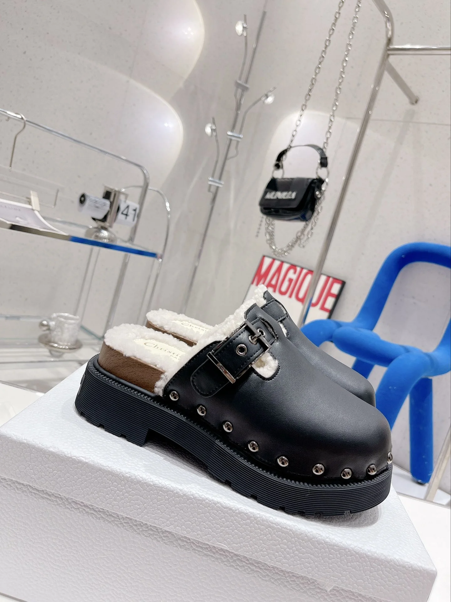 (1:1 replica) Christian Dior Women s Diorquake Clog Black For Women CD KCB751VES_S29X