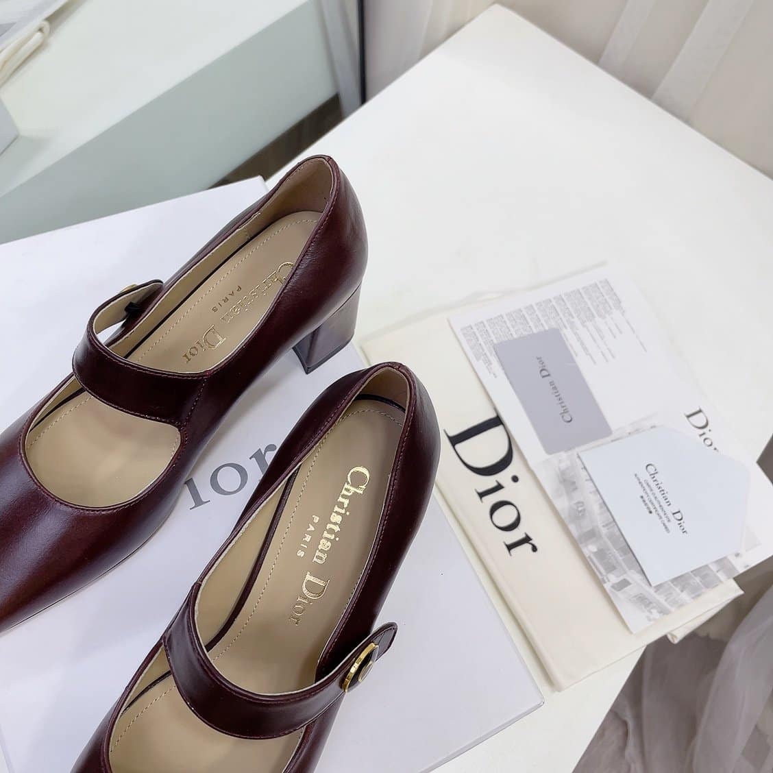 (1:1 replica) Christian Dior La Parisienne Dior Pump Red For Women CD