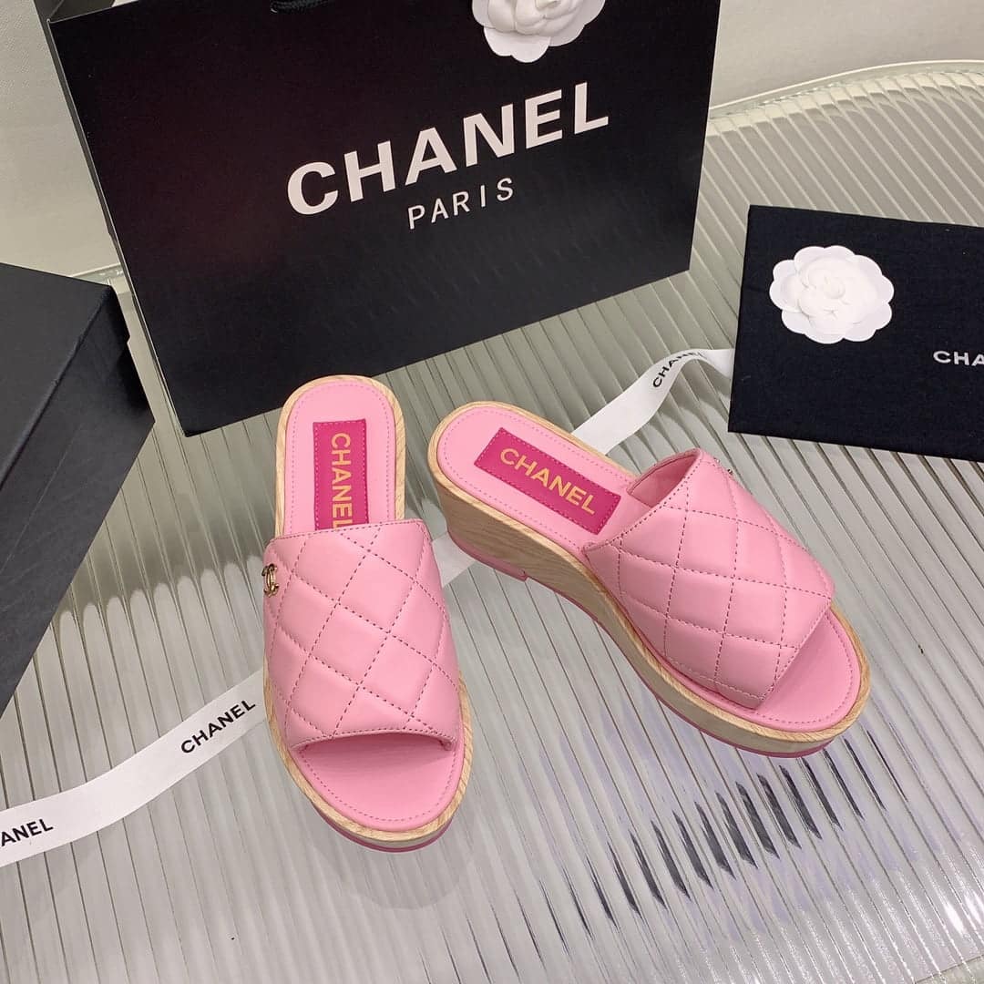 (1:1 replica) Chanel Women s Mules Pink For Women