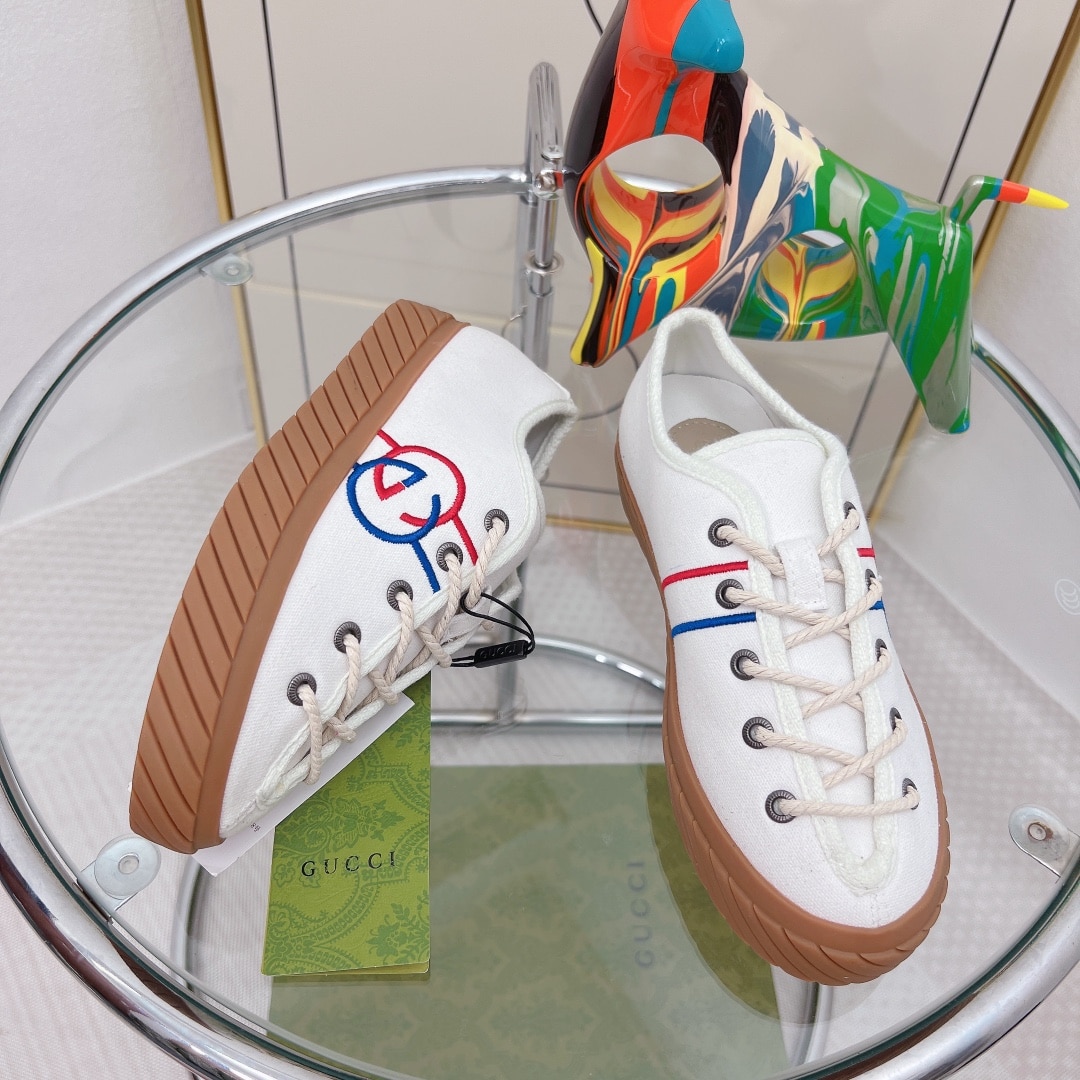 (1:1 replica) Gucci Women s Interlocking G Sneaker White For Women GG