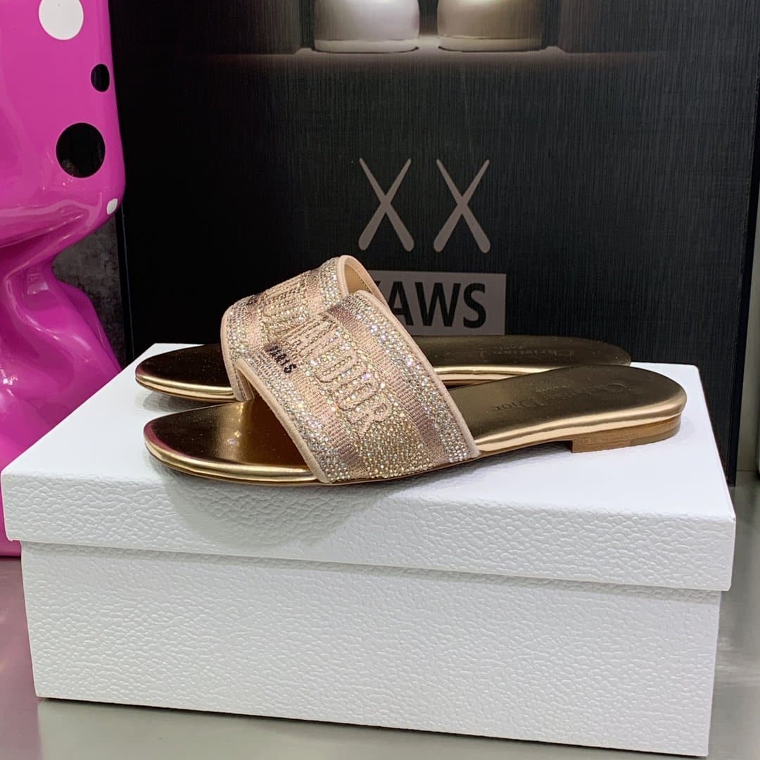 (1:1 replica) Christian Dior Women s Dway Slide Rose For Women CD KCQ209LCS_S70K