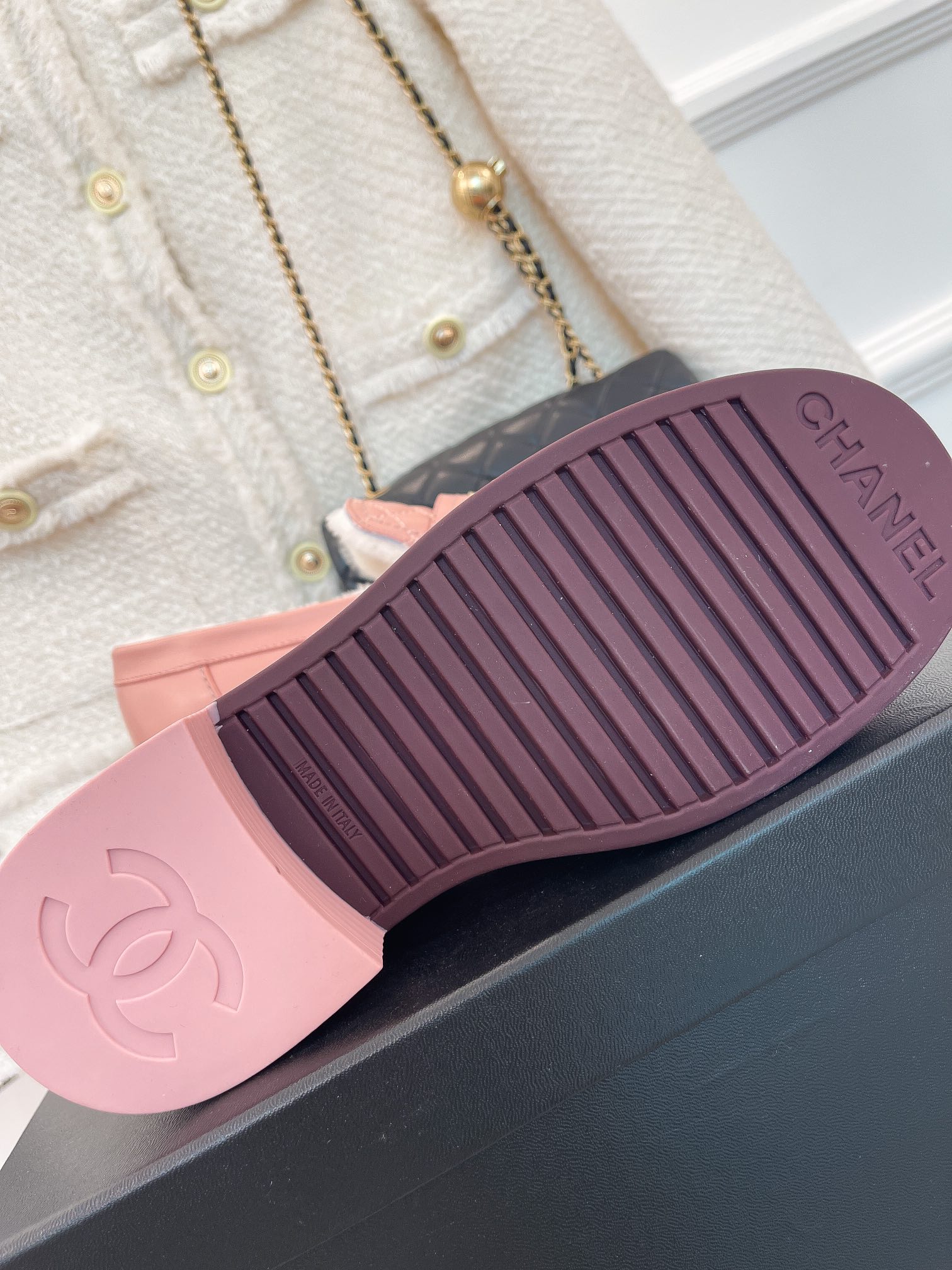 (1:1 replica) Chanel Women s Loafers With Lining Pink For Women