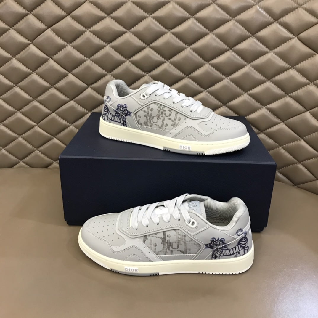 (1:1 replica) Christian Dior Women s B27 Low-Top Sneaker Gray For Women CD