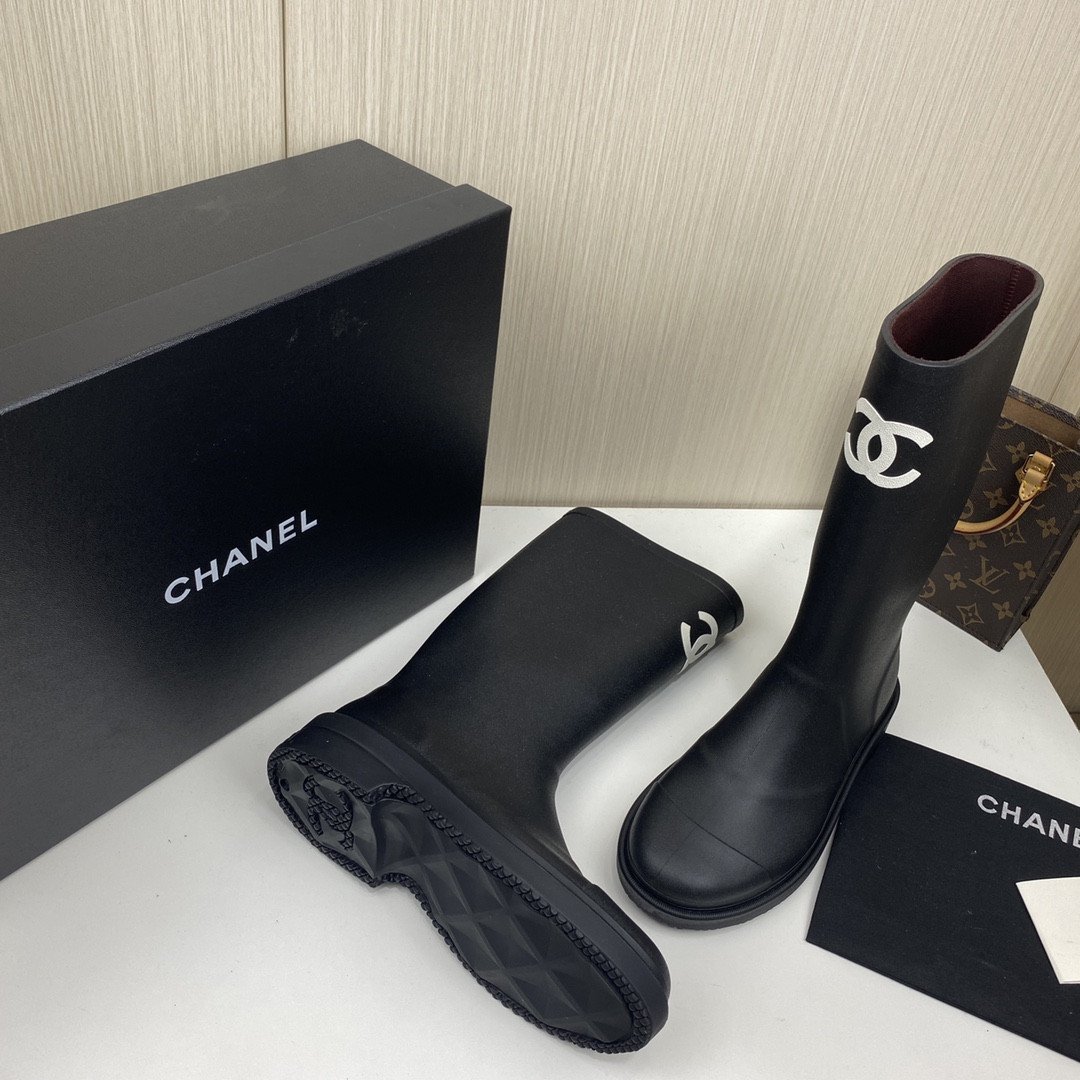 (1:1 replica) Chanel Women s High Boots Black For Women G39620 X56326 94305