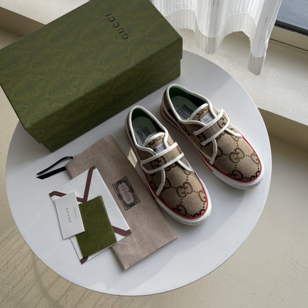 (1:1 replica) Gucci Women s Maxi GG Tennis 1977 Sneaker Brown For Women 692918 UKO70 2584